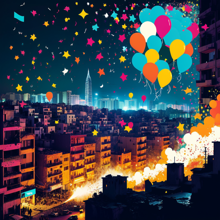 Beirut erlebt Bombardierungen, doch Libanesen feiern weiter