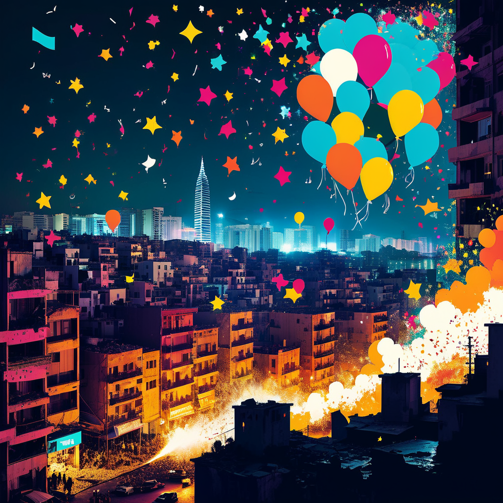 Beirut erlebt Bombardierungen, doch Libanesen feiern weiter