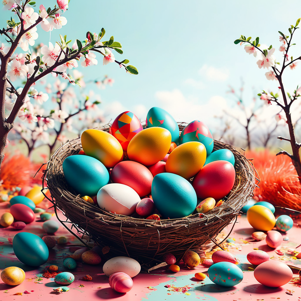 Eier auf den Kopf gestellt: Unkonventionelle Osternestverstecke in Zug und Luzern