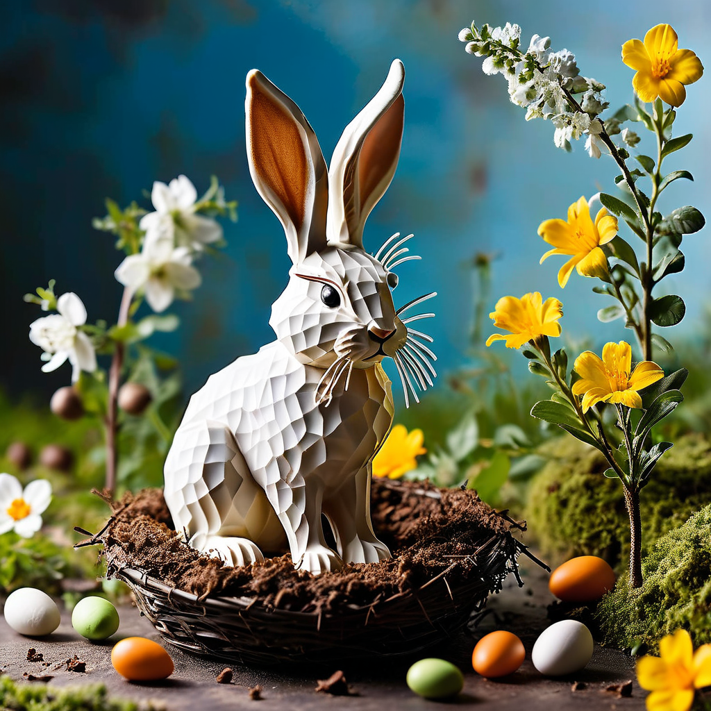 Symbolik in Osternestern: Hasen, Schokolade und mehr