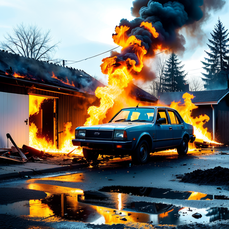 Gangsteri in fiamme: rubano un'auto e la incendiano