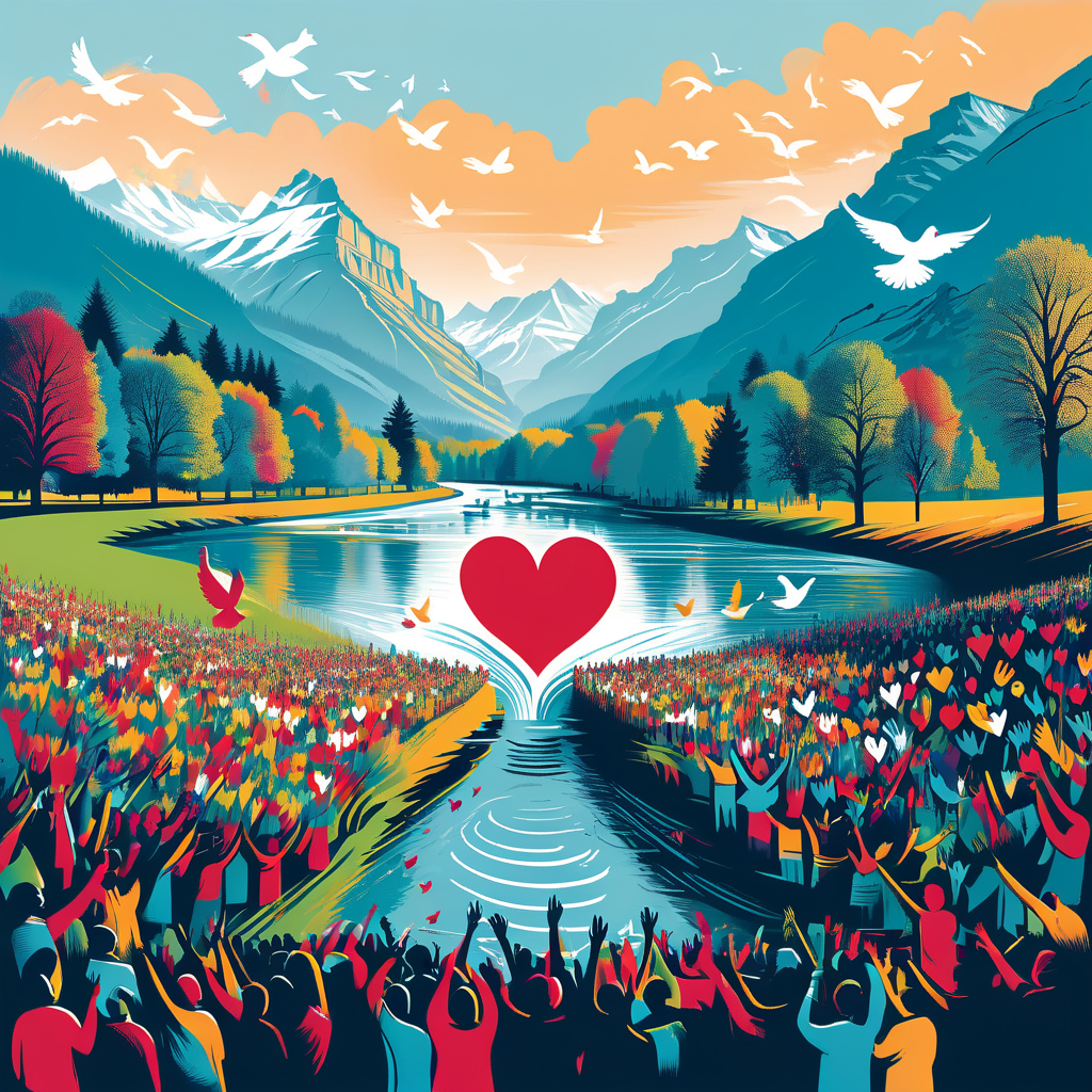 Hunderte demonstrieren in Bern für Frieden und Gerechtigkeit