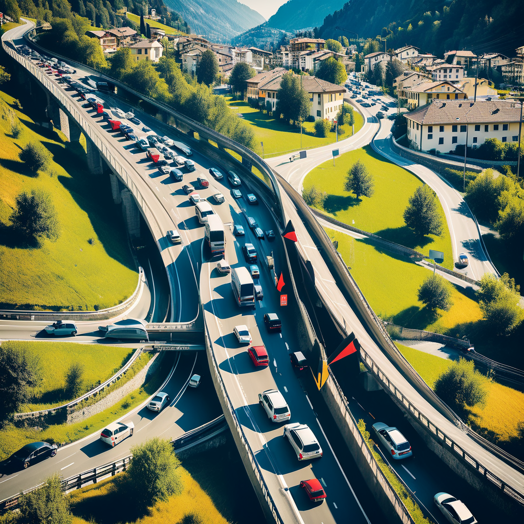 Massive Verkehrsbehinderungen im Gotthard-Gebiet mit zehn Kilometern Stau