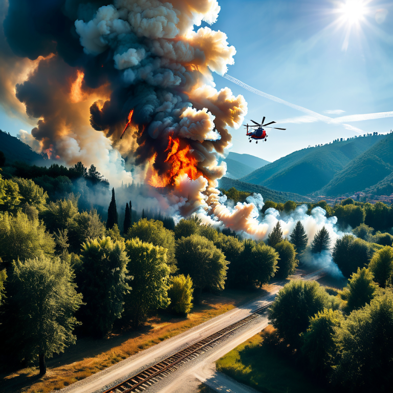 Großbrand in Brusio: Militär unterstützt bei Löscharbeiten