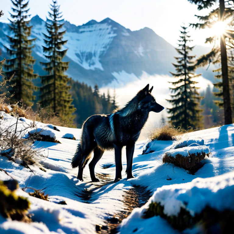 Schweizer Wildhüter retten kranken Wolf in Bad Ragaz