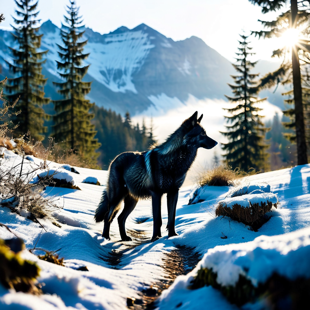 Schweizer Wildhüter retten kranken Wolf in Bad Ragaz