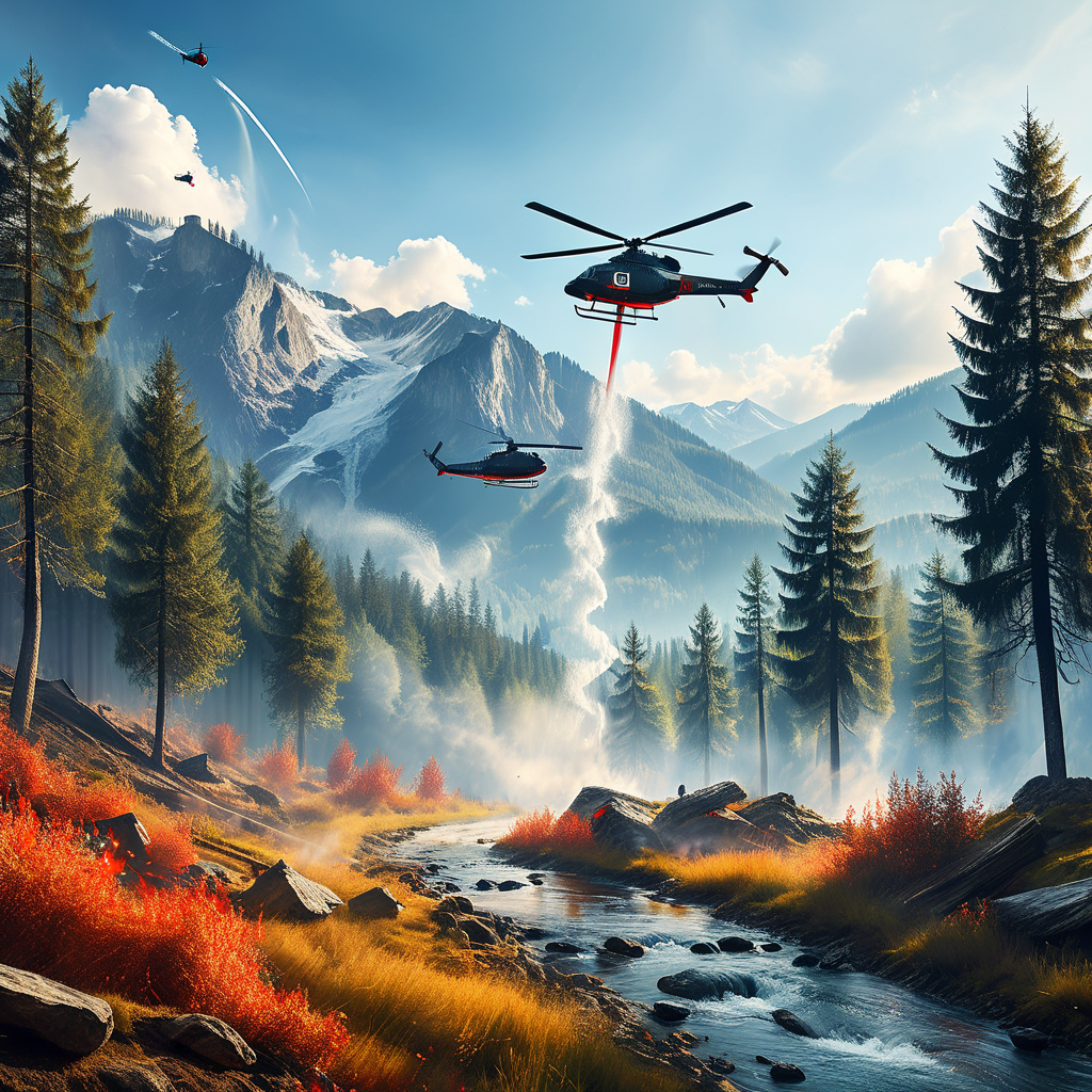 Militär unterstützt bei Waldbrandbekämpfung in Brusio GR