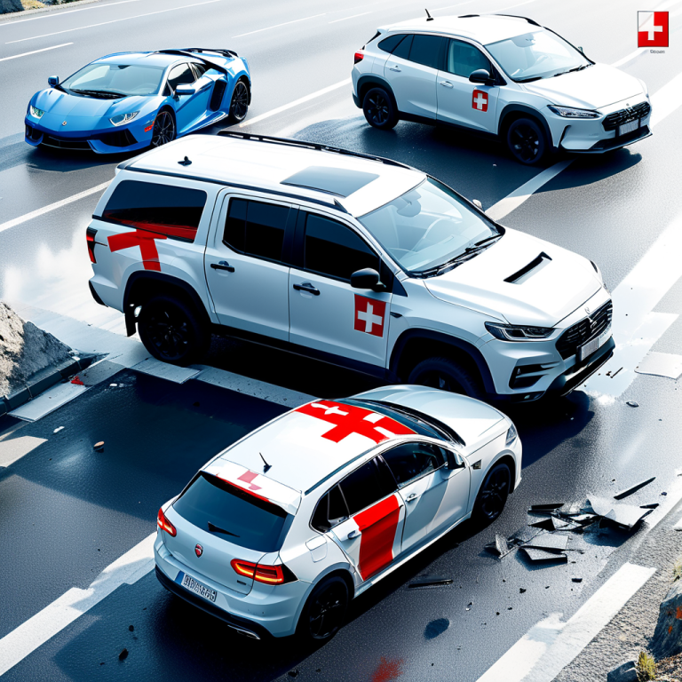 Mehrfache Auffahrunfälle in Luzern: Hoher Sachschaden und ein Verletzter