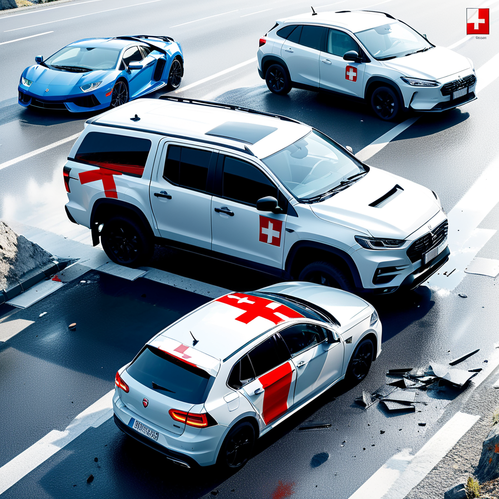 Mehrfache Auffahrunfälle in Luzern: Hoher Sachschaden und ein Verletzter