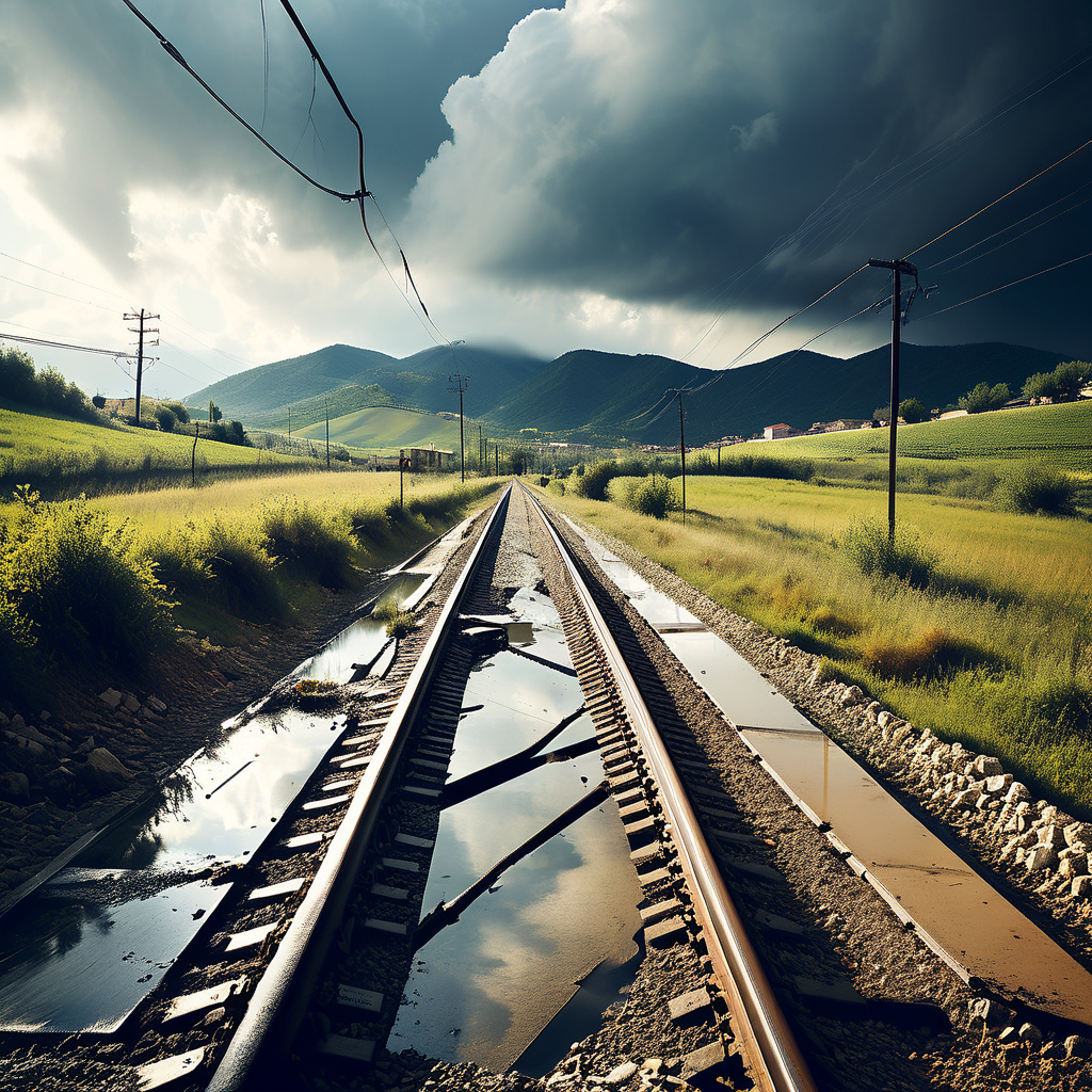 Verkehrschaos durch Erdrutsch in Molise: Evakuierungen und Sperrungen