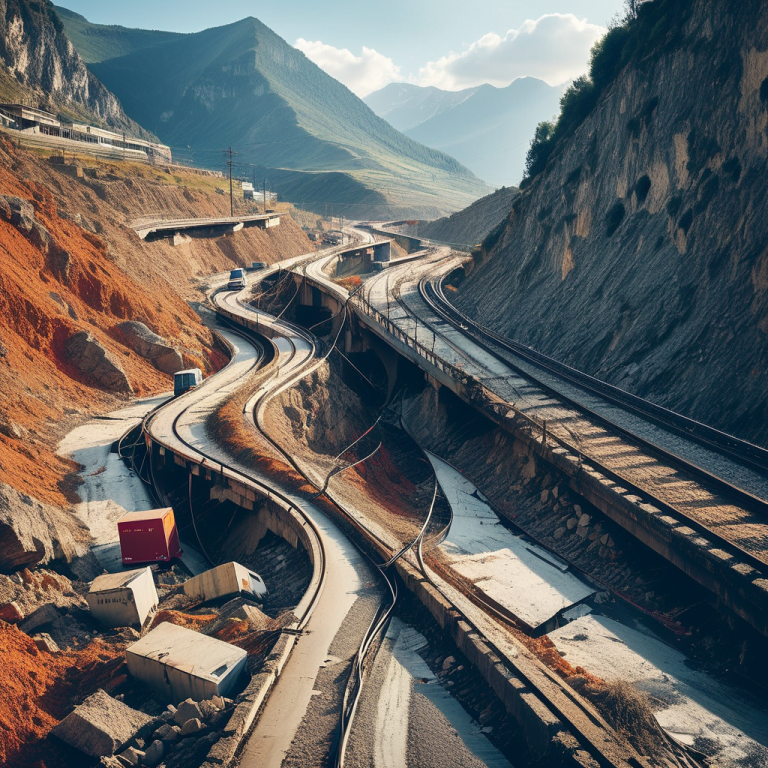 Verkehrschaos nach Erdrutsch in Süditalien: Autobahn und Bahnstrecke gesperrt