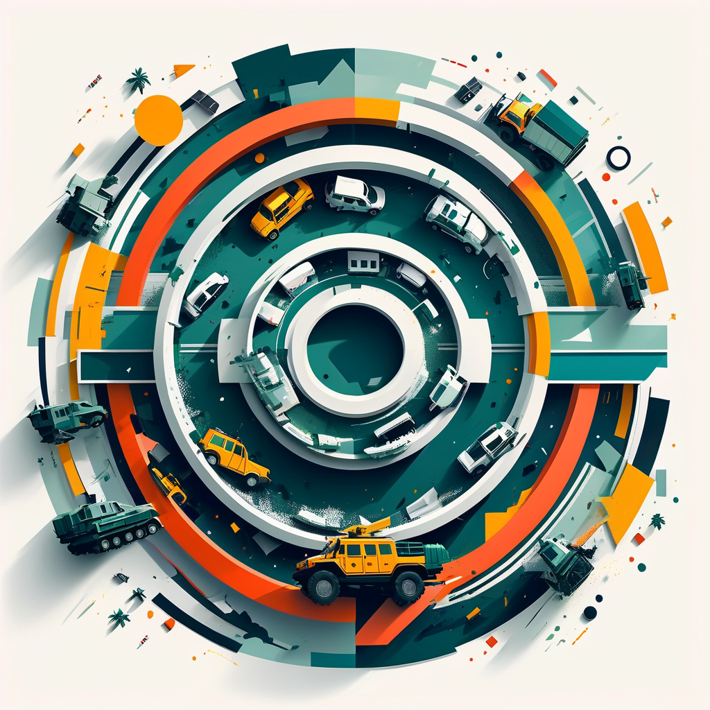 Kreisel-Unfall mit Militärfahrzeug in Hinwil/ZH