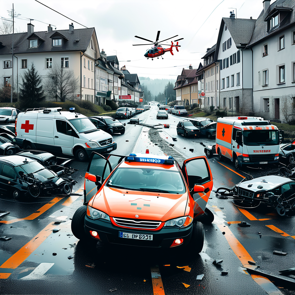 Incidente con veicolo militare a Hinwil causa feriti