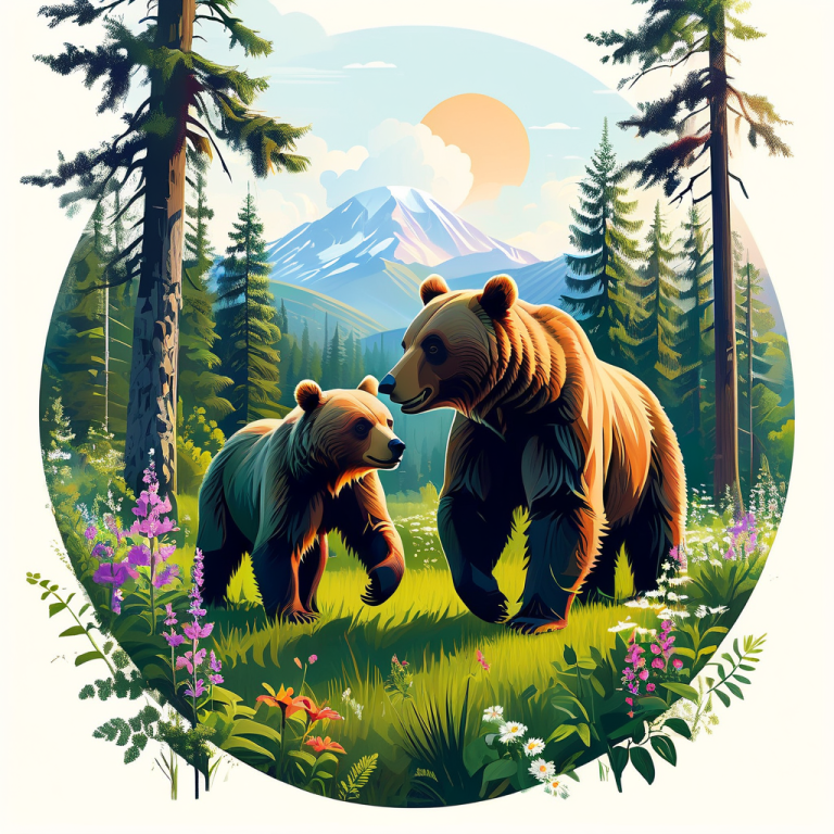 Zweijährige Bärenjunge entdecken den Tierpark Goldau