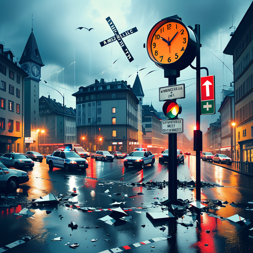 Mehrere Vorfälle in Zürich: Unfälle, Gewalt und Einbrüche sorgen für Polizeieinsätze