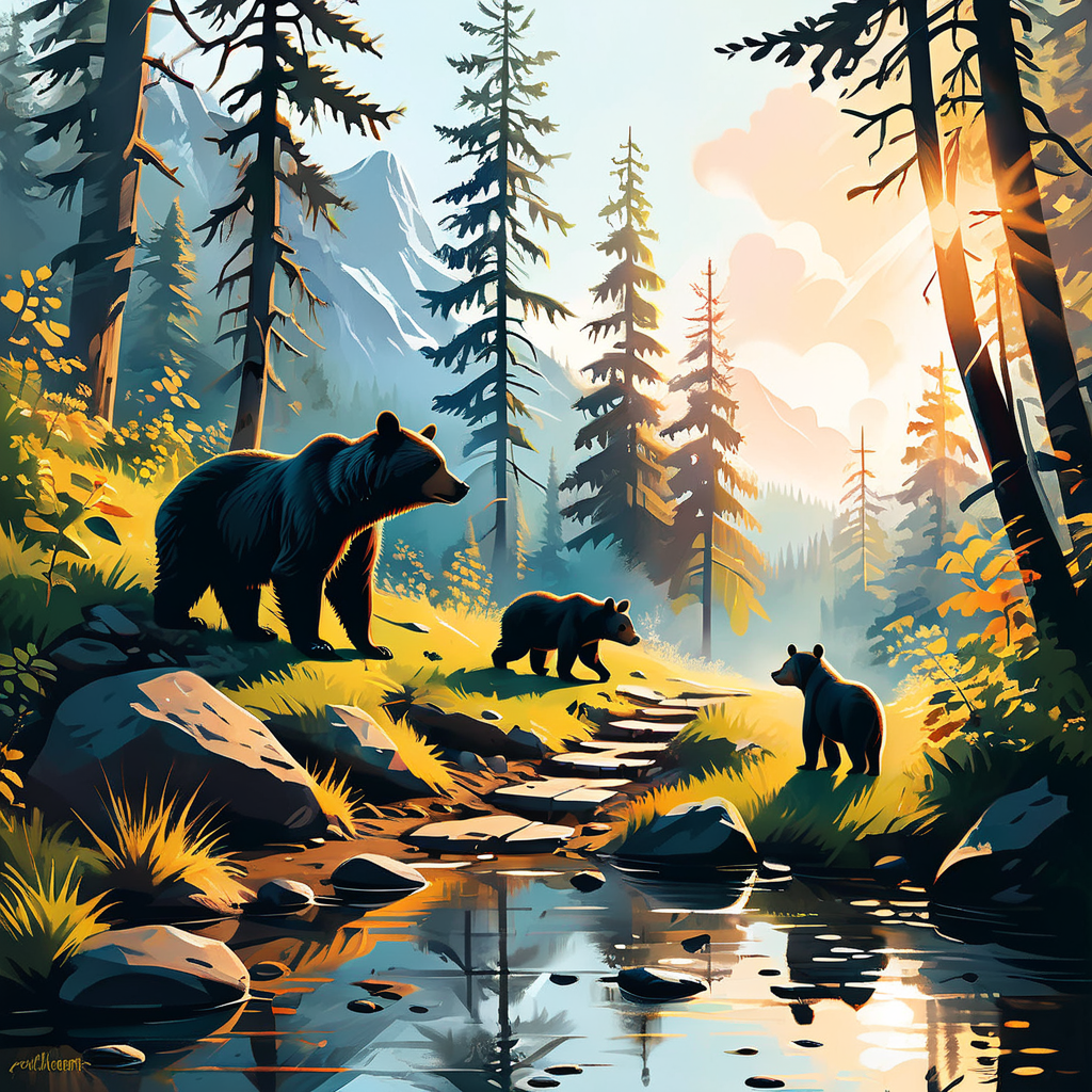 Primi passi esterni per i cuccioli d'orso a Goldau