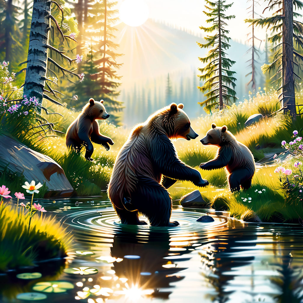 Braunbärjungtiere erobern den Natur- und Tierpark Goldau