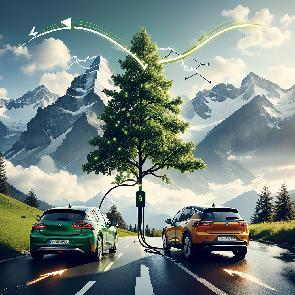 Wachstum bei Zulassungen von Elektrofahrzeugen in der Schweiz