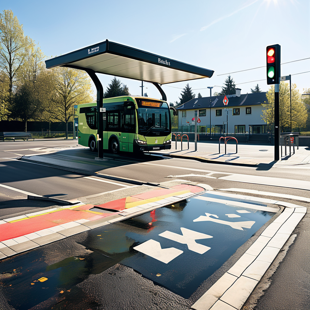 Barrierefreier Ausbau der Bushaltestelle „Räbmatt“ in Oberwil beginnt