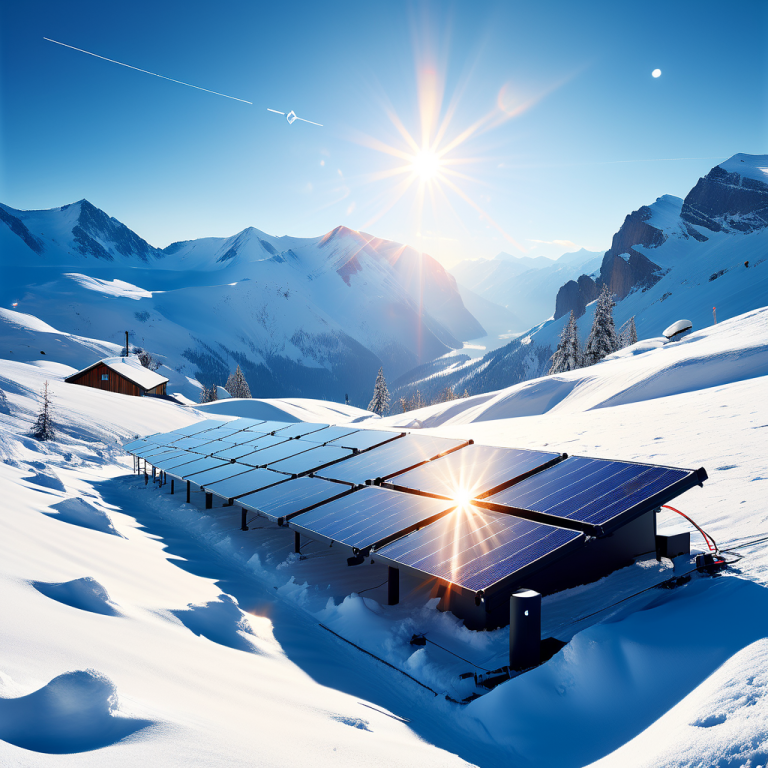 Wie Schnee Solarstromproduktion im Winter verbessern kann