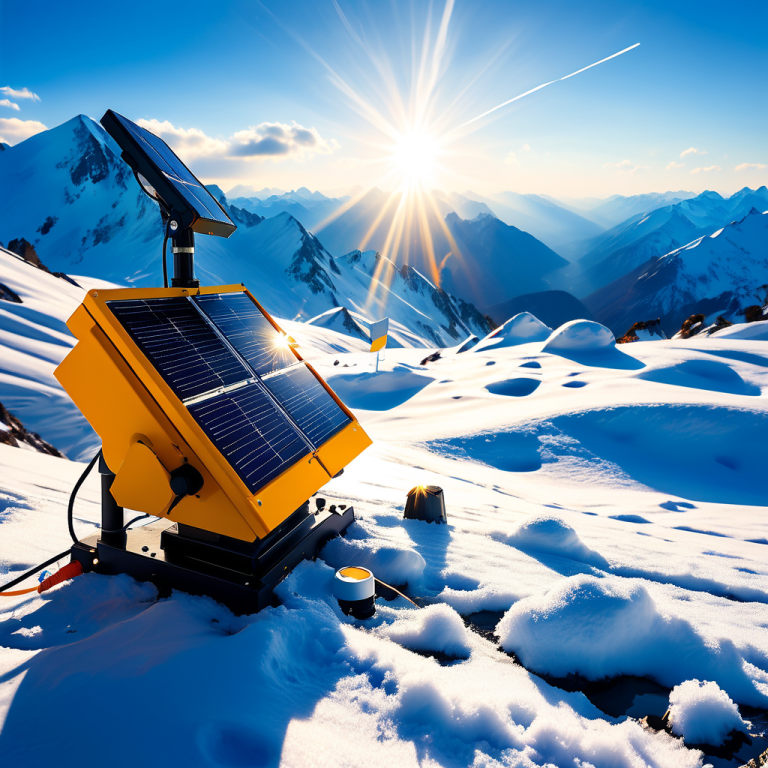 Wie Schnee zur Optimierung von Solarstrom beiträgt