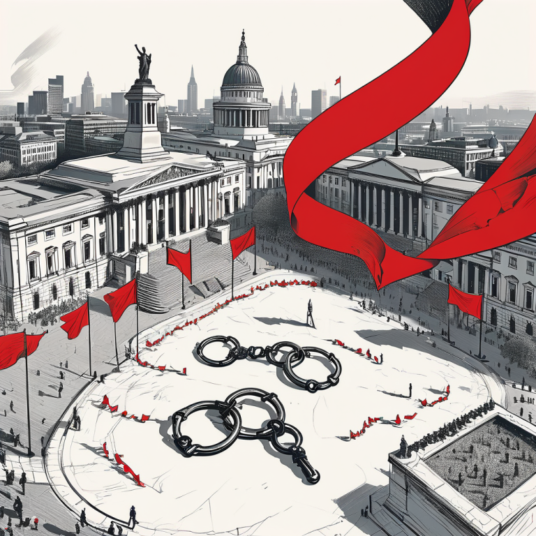 London: 523 Festnahmen bei pro-palästinensischer Demonstration