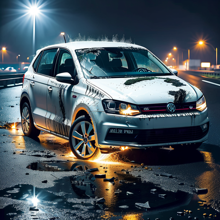 Autostrada A1: Automobilista fermato con ruota distrutta e in stato di ubriachezza