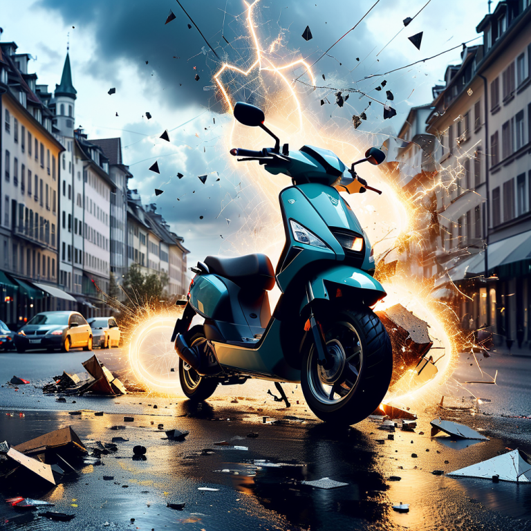 Lebensbedrohlicher Unfall mit Elektro-Trottinett in Zürich