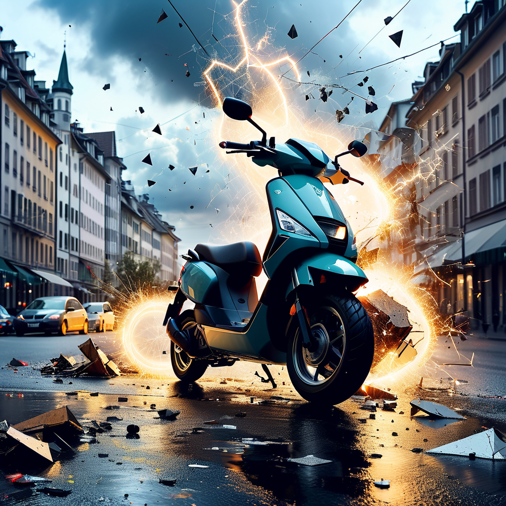 Lebensbedrohlicher Unfall mit Elektro-Trottinett in Zürich