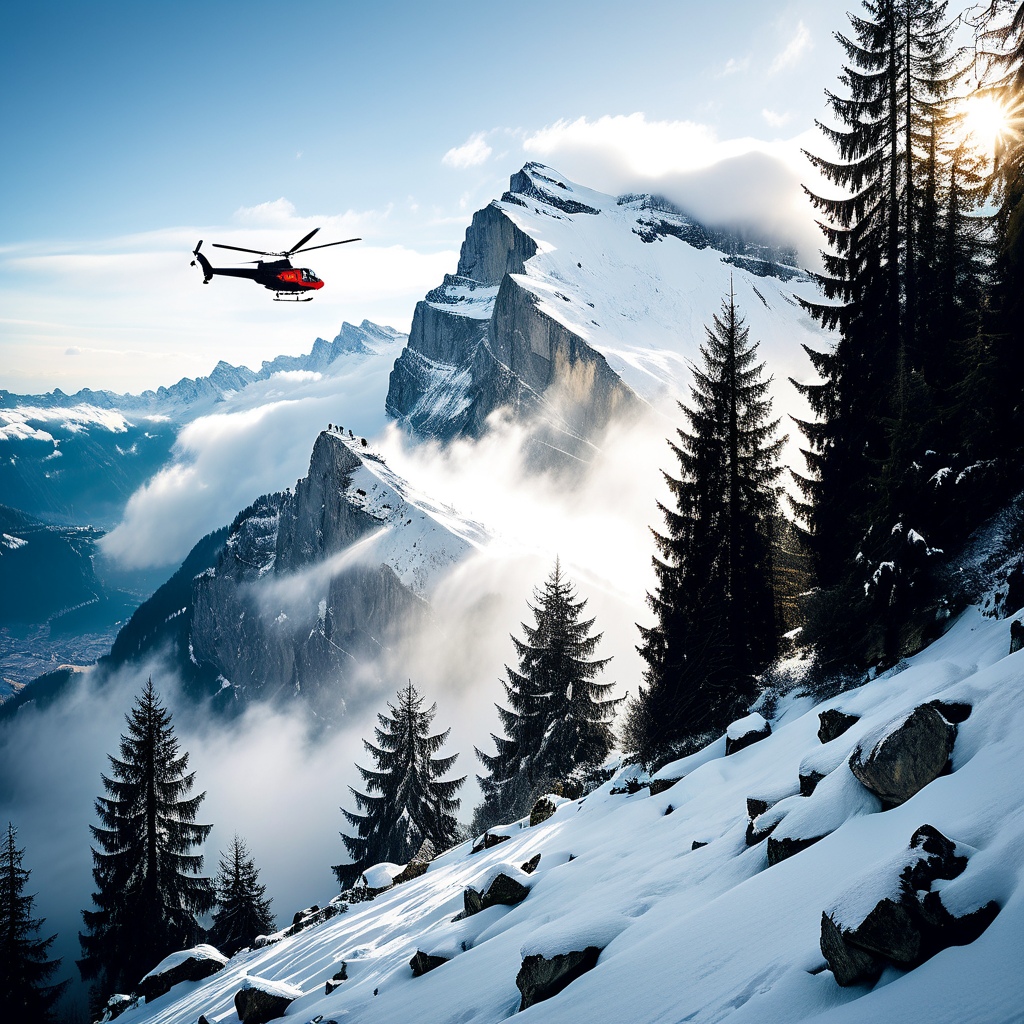 Schwerer Unfall: Junger Mann von Lawine am Pilatus erfasst