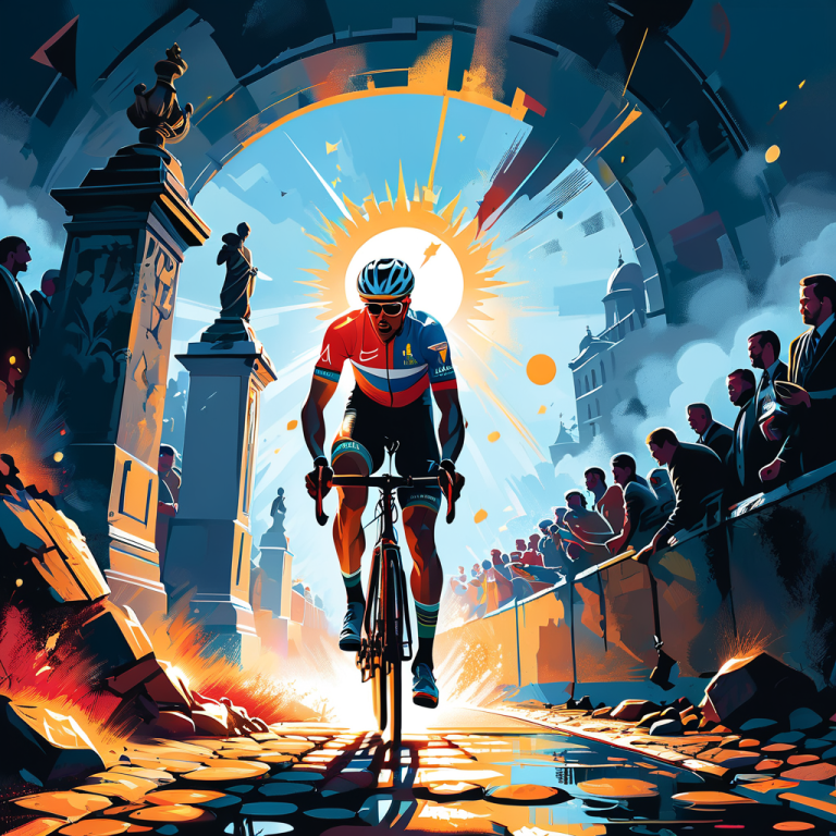 Paris-Roubaix: Van Aert triumphiert über Pogacar und beendet das Etikett des „ewigen Zweiten“