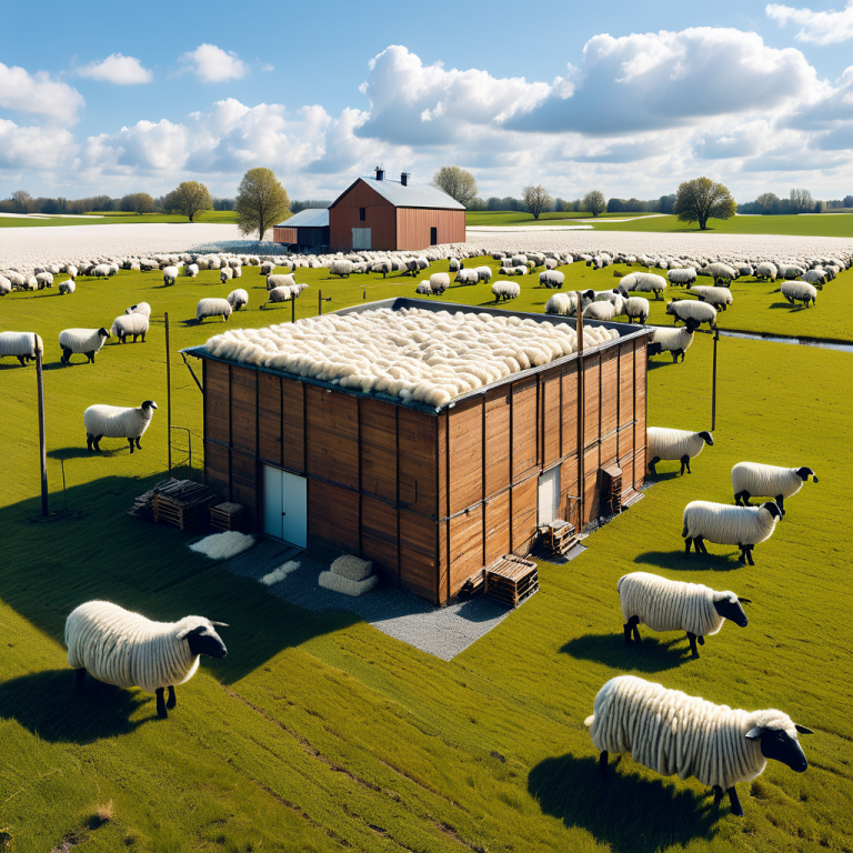Alternative Verwendungsmöglichkeiten für Schafwolle