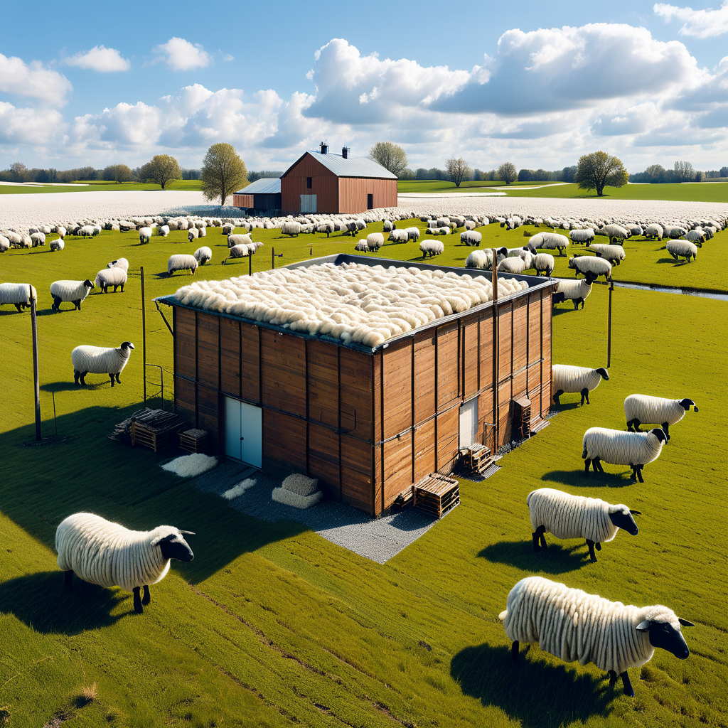 Alternative Verwendungsmöglichkeiten für Schafwolle