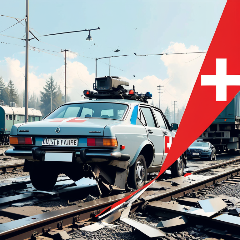 Schwerer Verkehrsunfall in Zürich: Militärfahrzeug verursacht Zusammenstoß auf Bahngleise – Autolenker mittelschwer verletzt