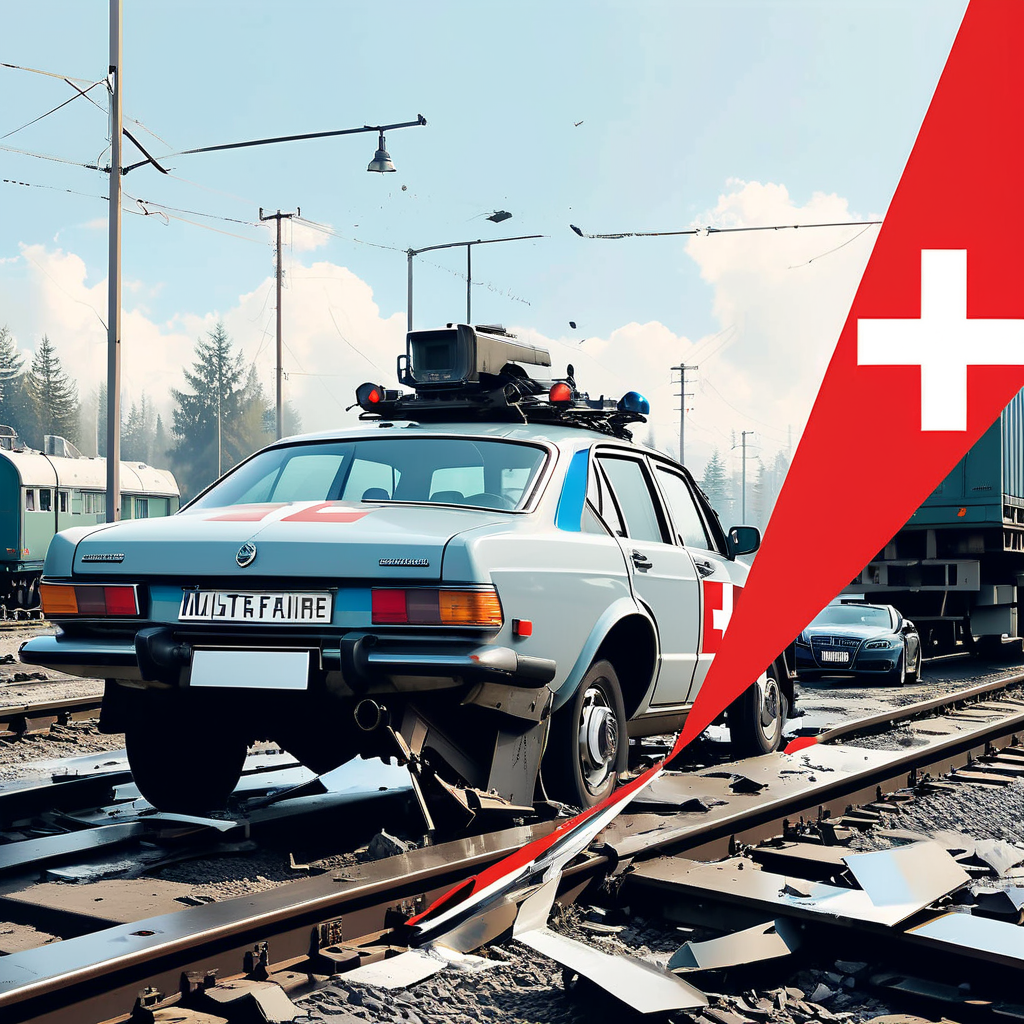 Schwerer Verkehrsunfall in Zürich: Militärfahrzeug verursacht Zusammenstoß auf Bahngleise – Autolenker mittelschwer verletzt