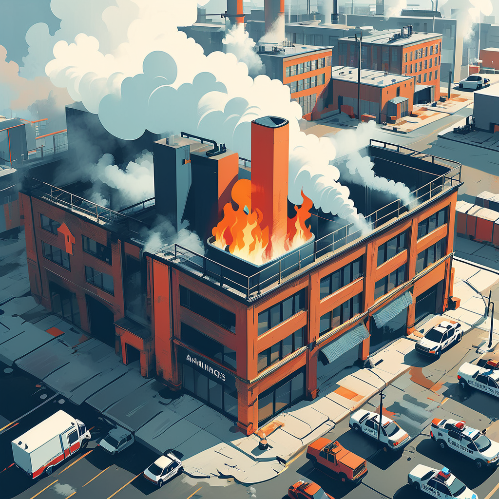 Evakuierung aufgrund Ammoniakaustritt in Tessiner Firmengebäude