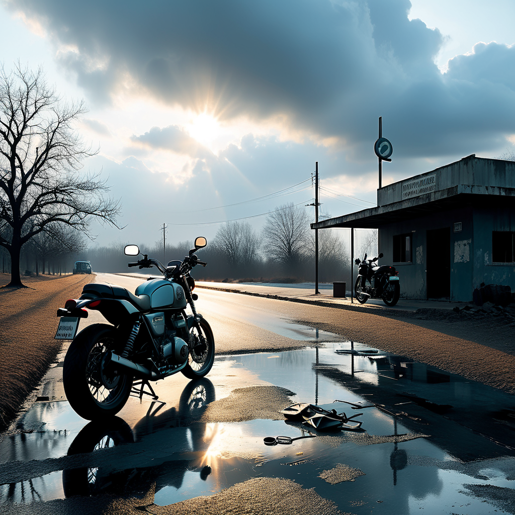 Tragischer Tod einer Motorradfahrerin in Saxon VS