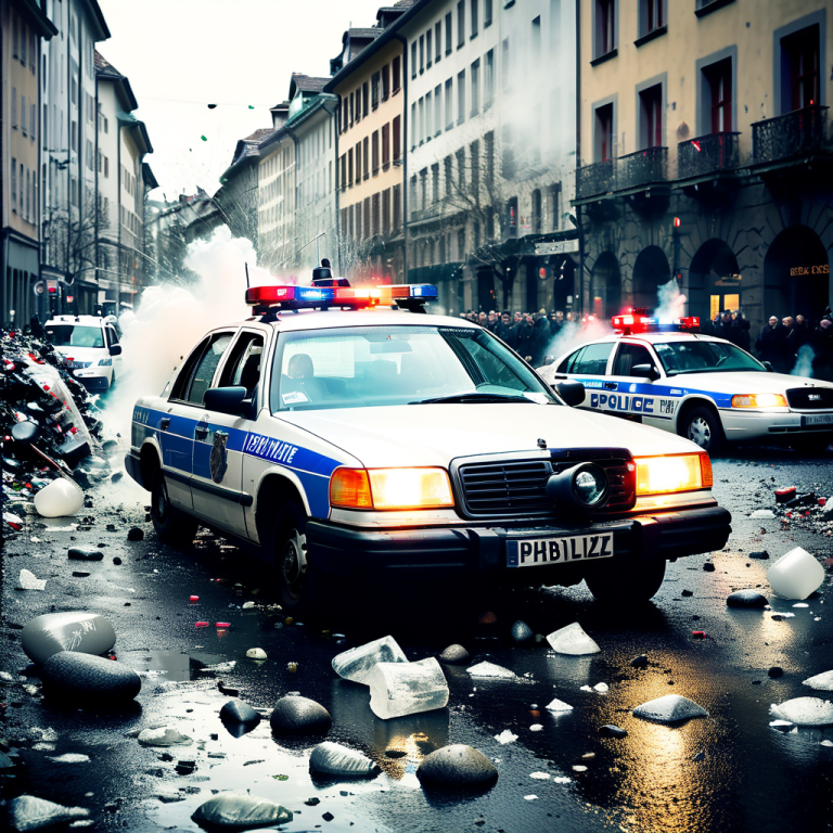 Schlägerei bei illegaler Feier in Zürich: Polizeieinsatz eskaliert