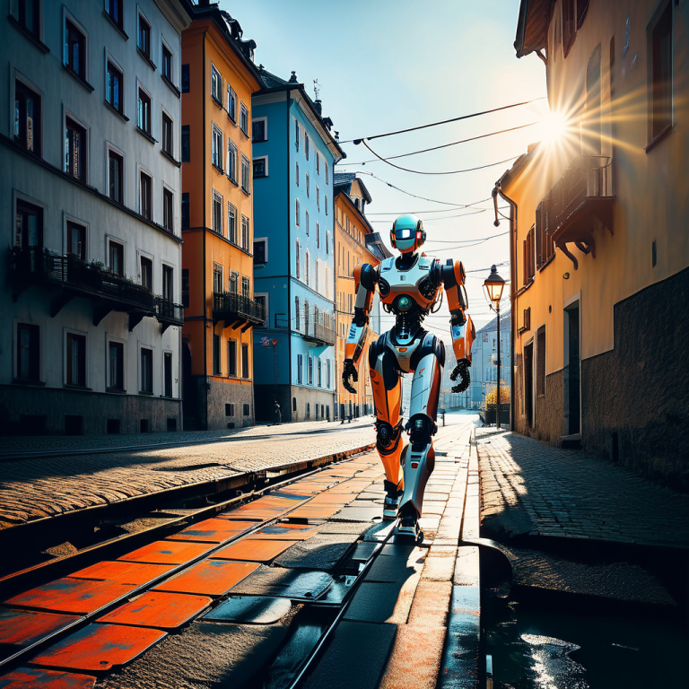 Roboter nimmt am Stadtlauf in Luzern teil und sorgt für Begeisterung