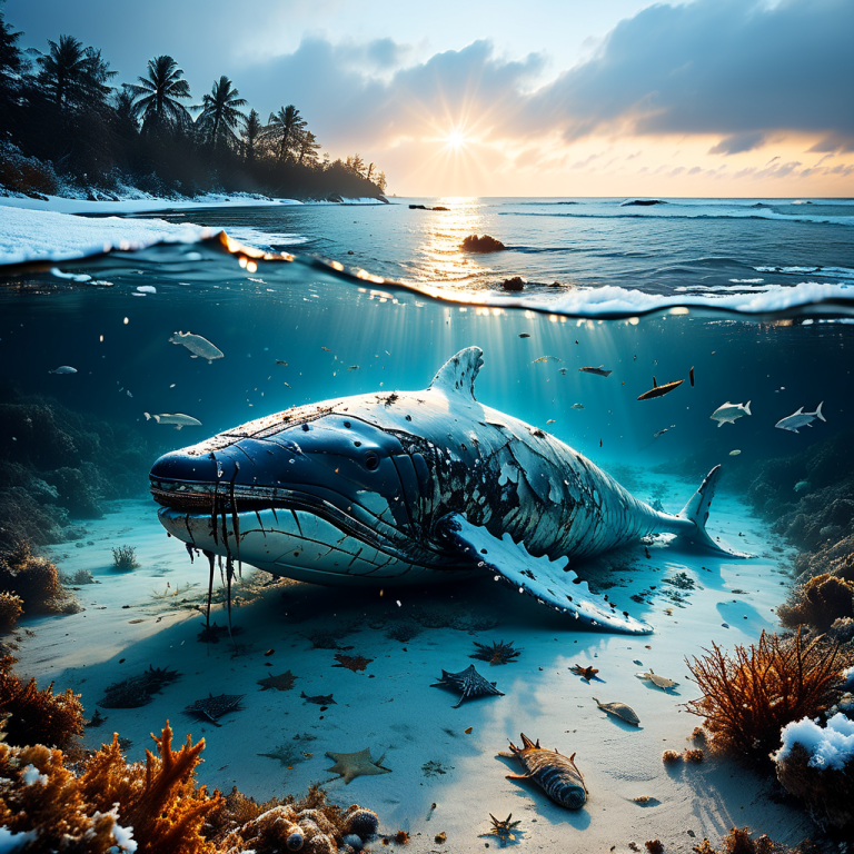 Ökosysteme der Tiefsee belebt von Walkadavern