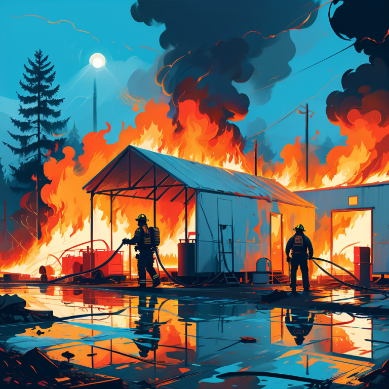 Großbrand in der Zuger Männerbadi fordert umfangreiche Löscharbeiten