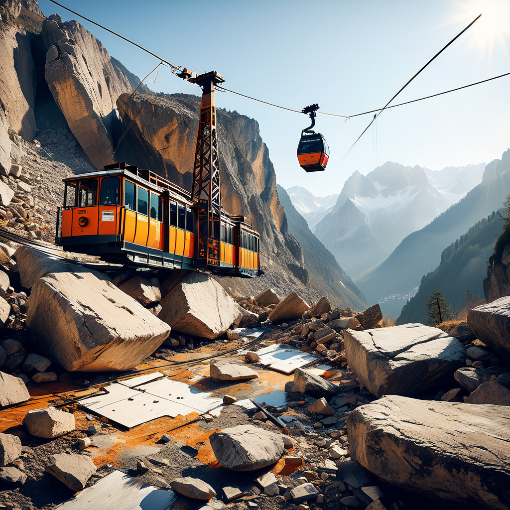 Gondelbahn im Titlis-Gebiet wegen Felsbrocken gesperrt