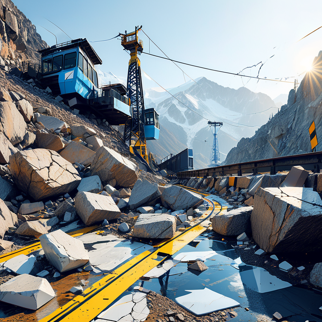 Gondelbahn am Titlis bleibt nach Felssturz vorerst geschlossen – Räumungsarbeiten starten Montag