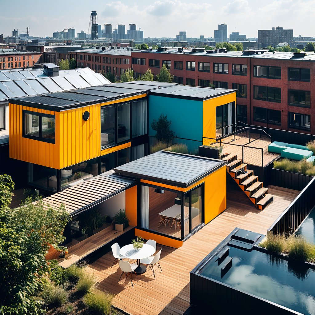 Innovative Wohnlösung in Industriegebieten: Wikkelhäuser zur Bekämpfung der Wohnungsnot