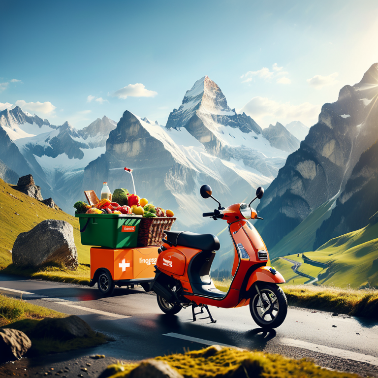 Collaborazione tra Migros e Just Eat: consegne di spesa entro un'ora