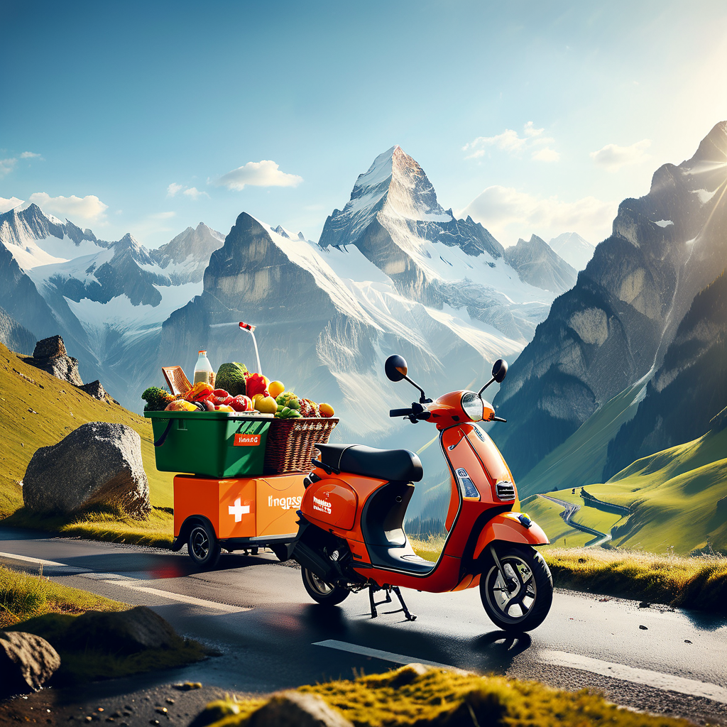 Collaborazione tra Migros e Just Eat: consegne di spesa entro un'ora