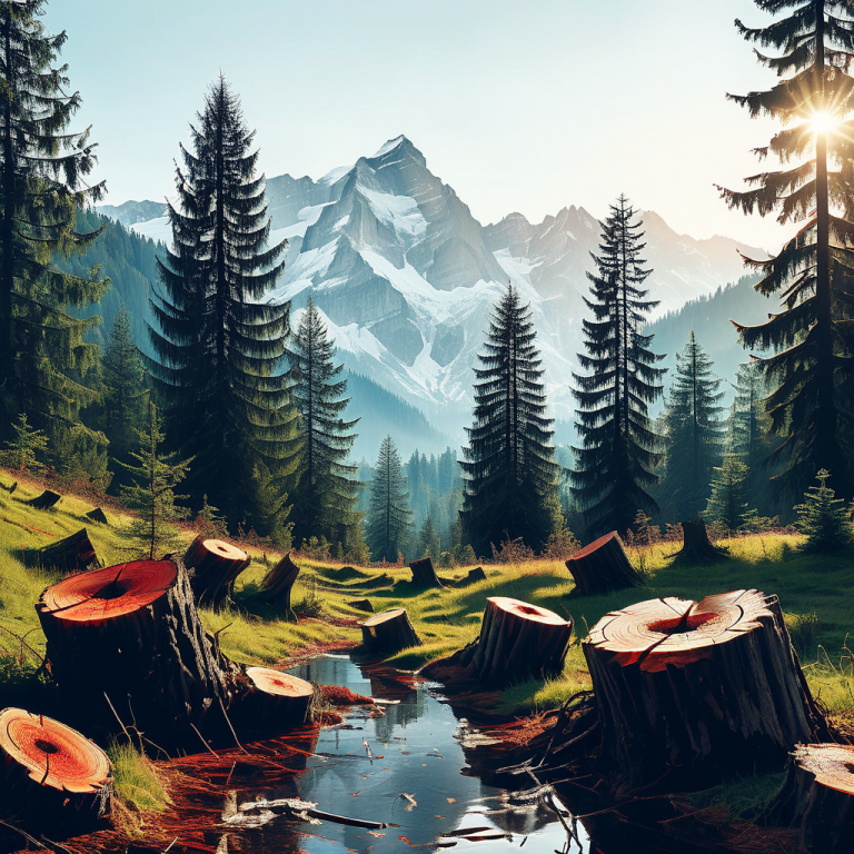 Tres jóvenes detenidos por talar ilegalmente 21 árboles en Safiental