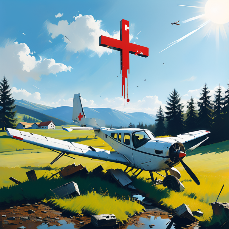 Piccolo aereo precipita ad Ochlenberg