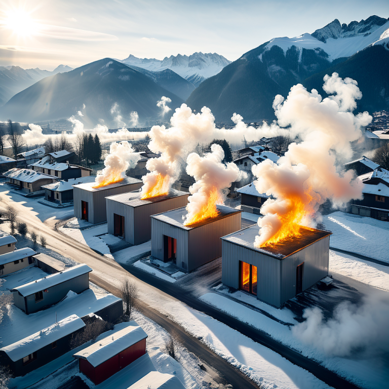 Grave incendio a Saxon, nessun ferito: le fiamme domate