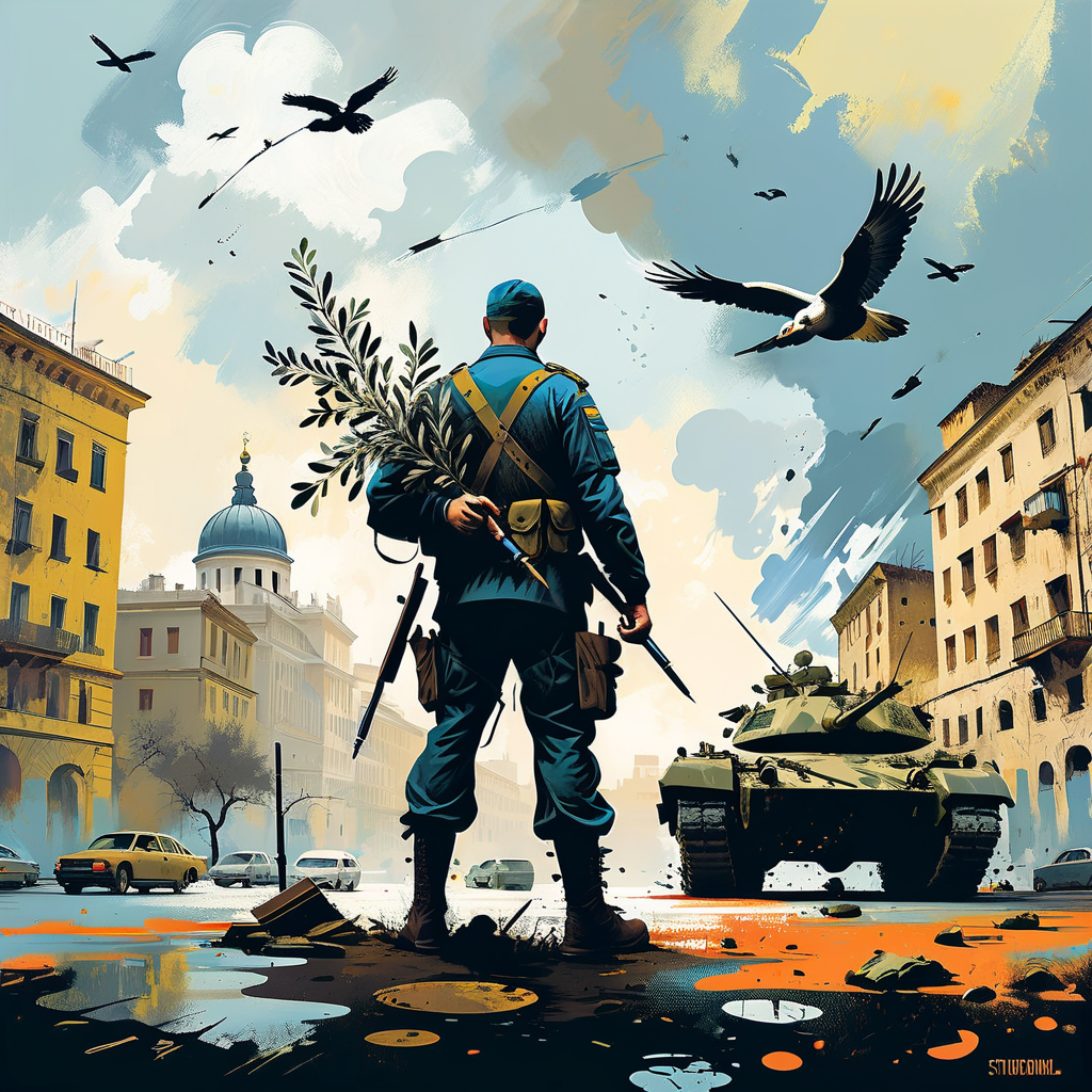 Autor Andri Ljubka erklärt seinen freiwilligen Militärdienst